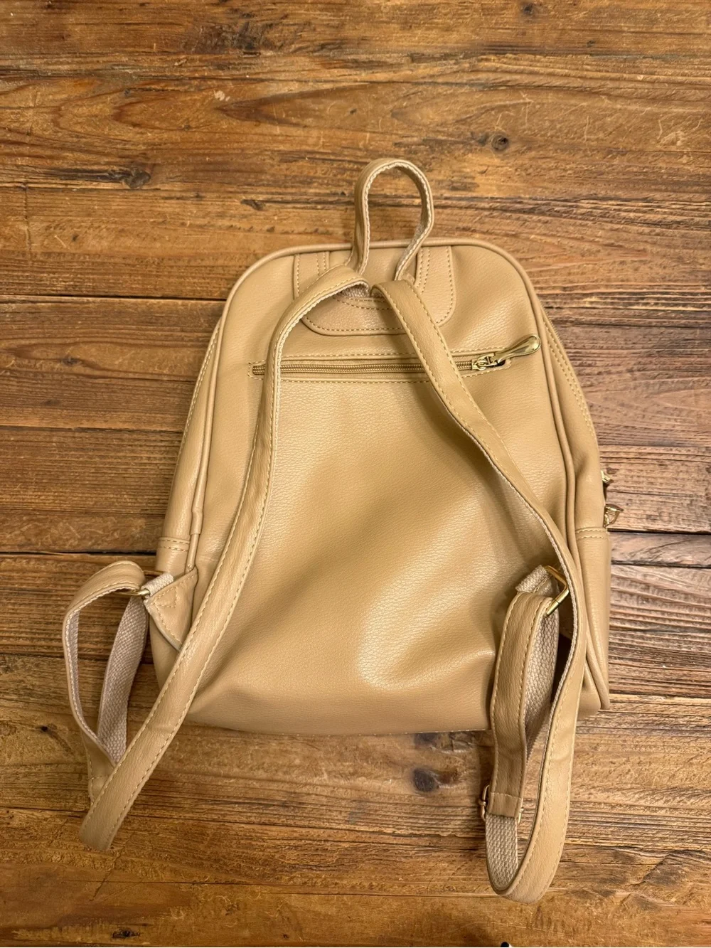 A38 - Tan Backpack - Everyday Casual Travel Backpack